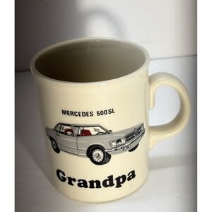 Vintage Coffee Mug Grandpa Mercedes 500SL made in England 10oz.